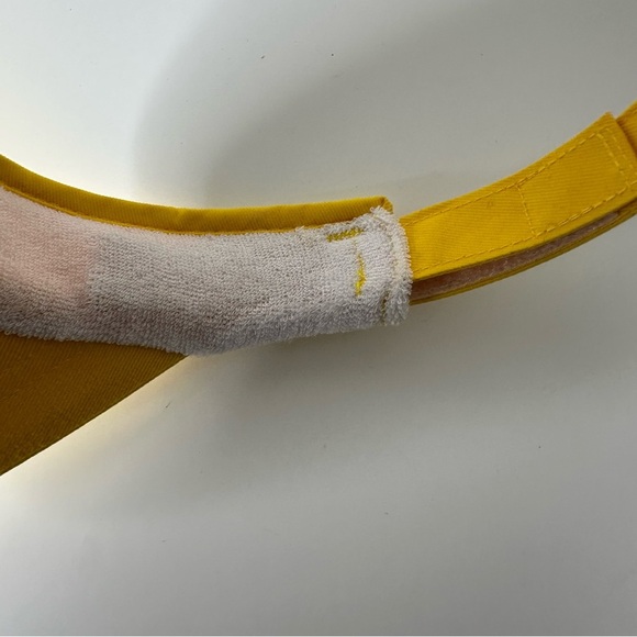 Yellow Nike Adult Unisex Visor Adjustable Golf Tennis Hat - Picture 8 of 11